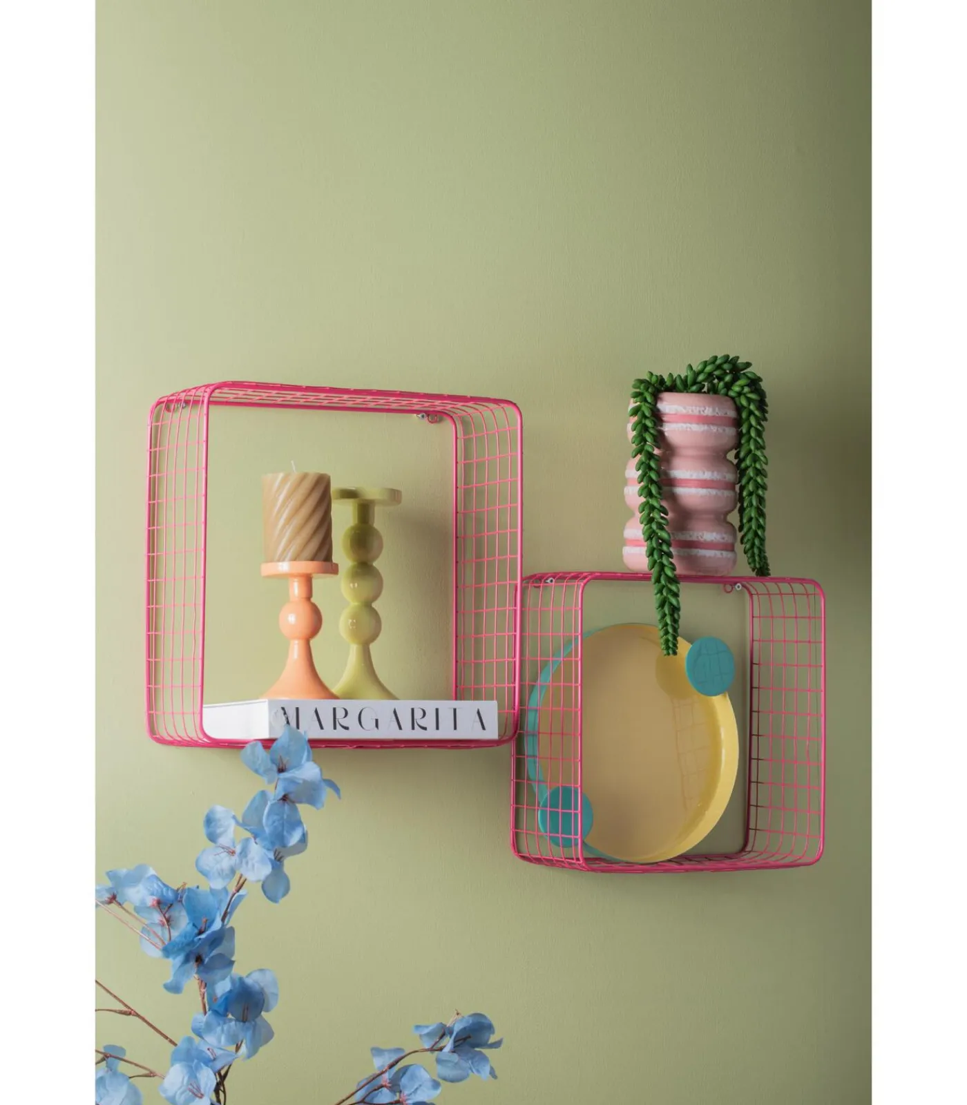 Sale Vaas Macaron - Zachtroze - 9.3x9.3x19.5cm Vazen