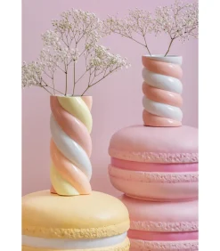 Sale Vaas Marshmallow - - 13.5x13.5x23cm Vazen