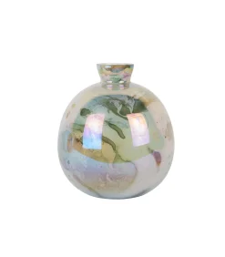 Outlet Vaas Melange Bottle - Groen - Ø23cm Vazen