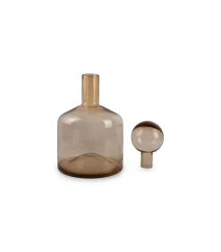 New Vaas met stop 22xH40,5cm amber Fera Vazen