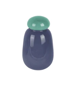 Discount Vaas Nuevo Dulce - Donkerblauw - 12.5x12.5x22cm Vazen