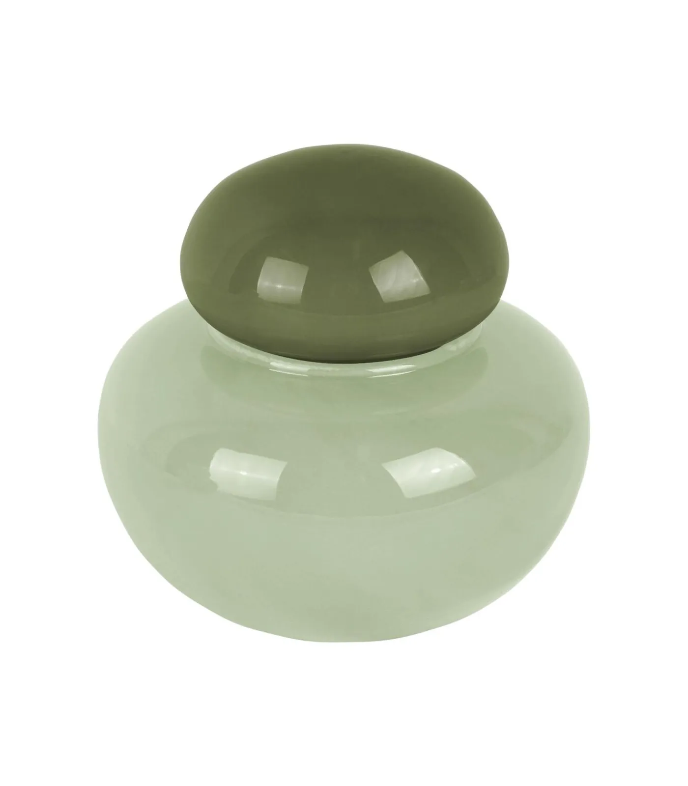 Vaas Nuevo Dulce - Zachtgroen - 13.5x13.5x13.5cm Vazen