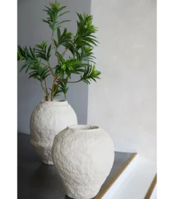 Discount Vaas Pantoja - Mat Crème - Ø45cm Vazen