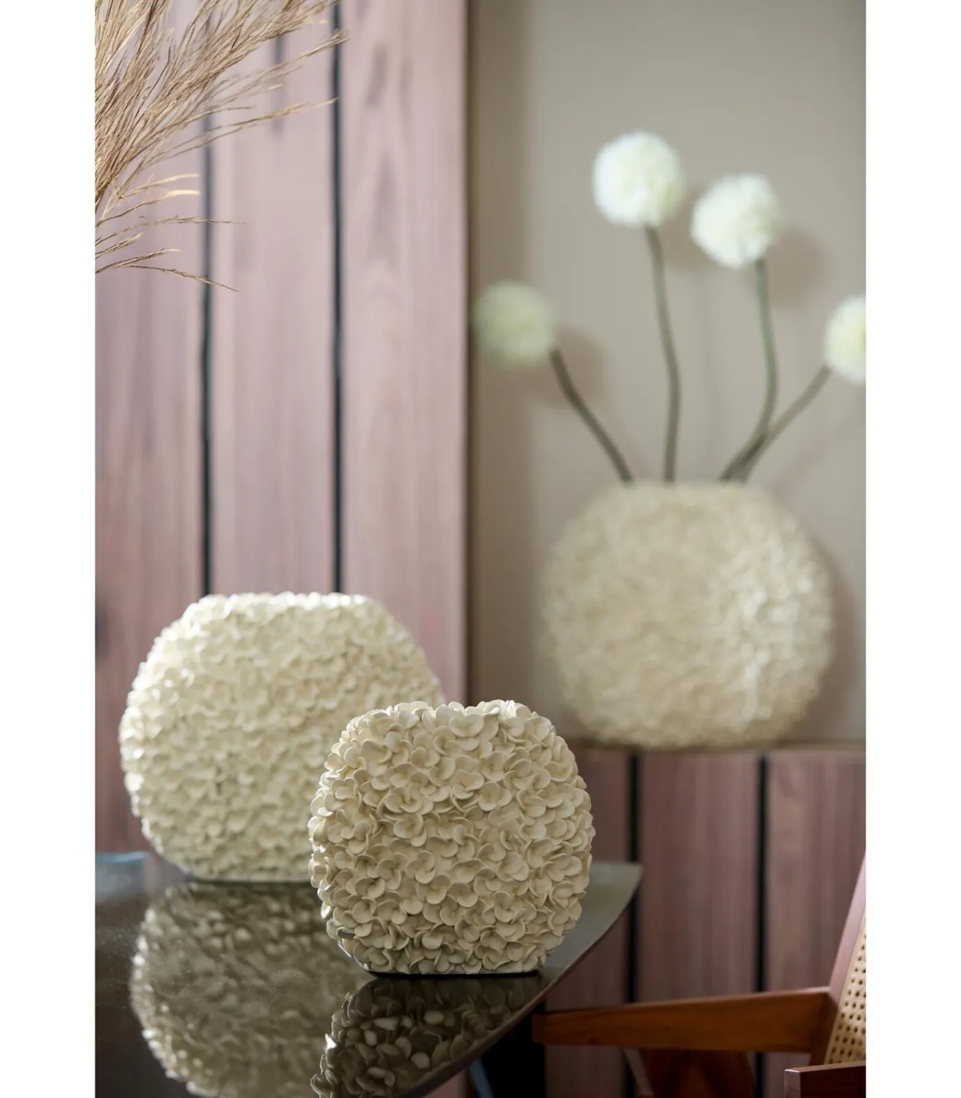 Vaas Phylia - Wit - 31.5x17x28cm Vazen