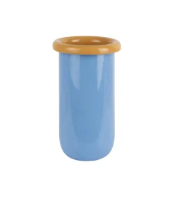 Hot Vaas Plegado M - Blauw - 14x14x25.3cm Vazen