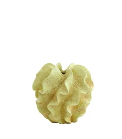 Discount Vaas Sharuna - Crème groen - 26.5x26.5x25cm Vazen