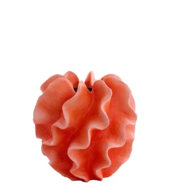 Vaas Sharuna - Koraalrood - 32.5x32.5x31cm Vazen