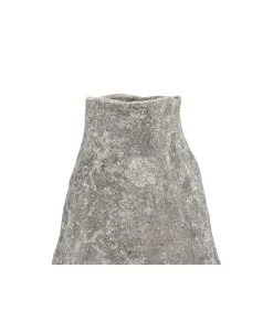 Hot Vaas 17xH33,5cm antraciet Cave Vazen