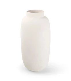 Sale Vaas 23,5xH49,5cm wit Bullet Vazen