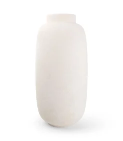 Sale Vaas 23,5xH49,5cm wit Bullet Vazen