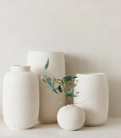 Clearance Vaas 20xH30cm wit Bullet Vazen