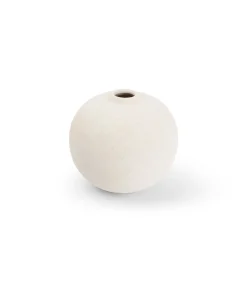 Sale Vaas 14,5xH13cm wit Bullet Vazen