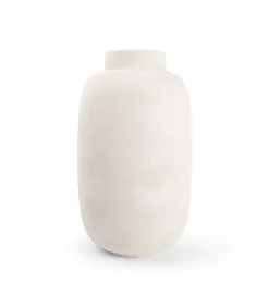 Hot Vaas 20xH34cm wit Bullet Vazen