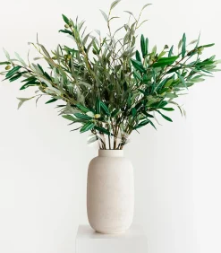 Hot Vaas 20xH34cm wit Bullet Vazen