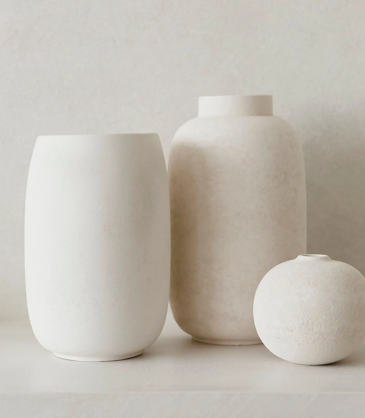 Hot Vaas 20xH34cm wit Bullet Vazen