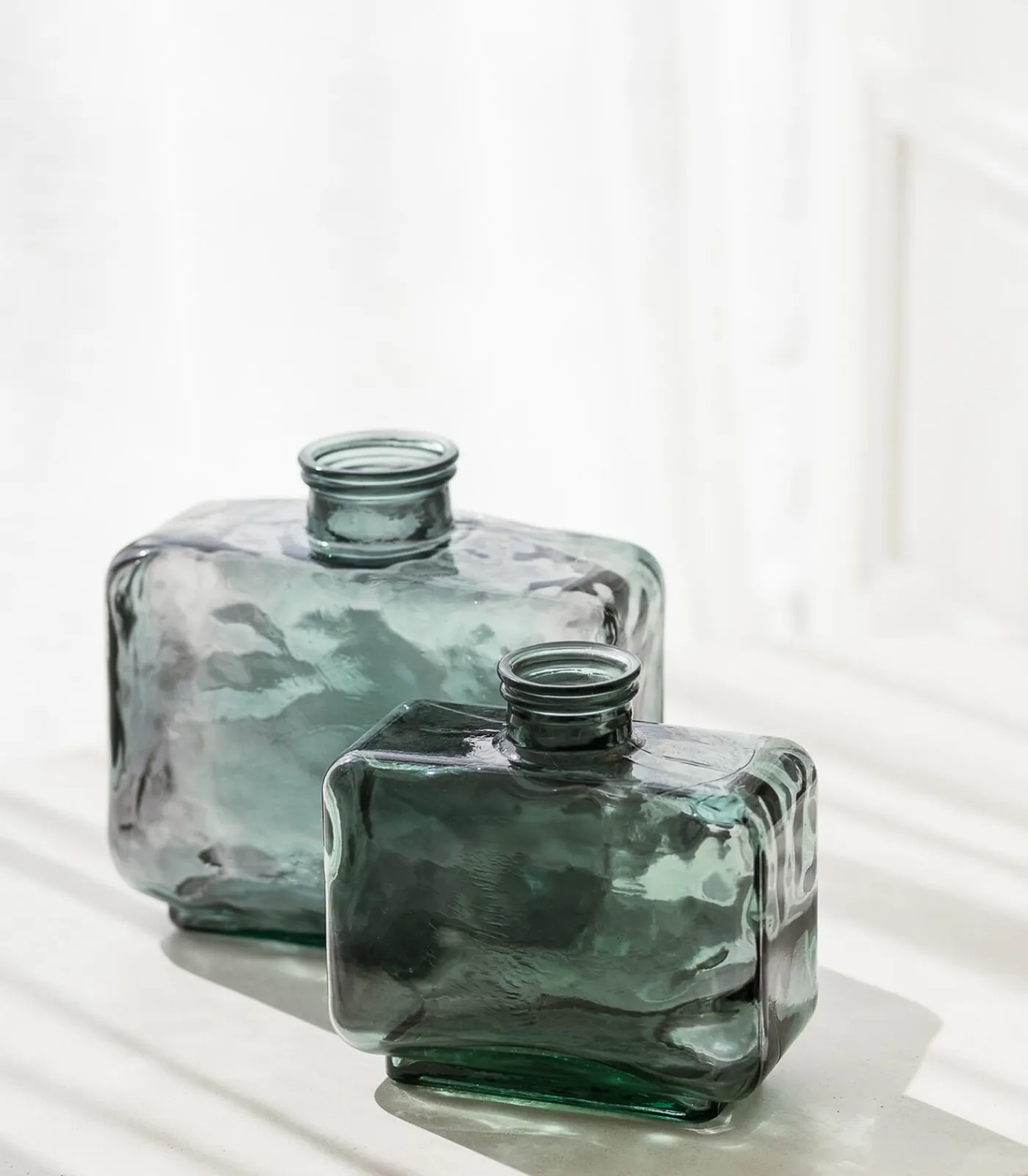 Sale Vaas 28x14,5xH26,5cm groen Sontu Vazen