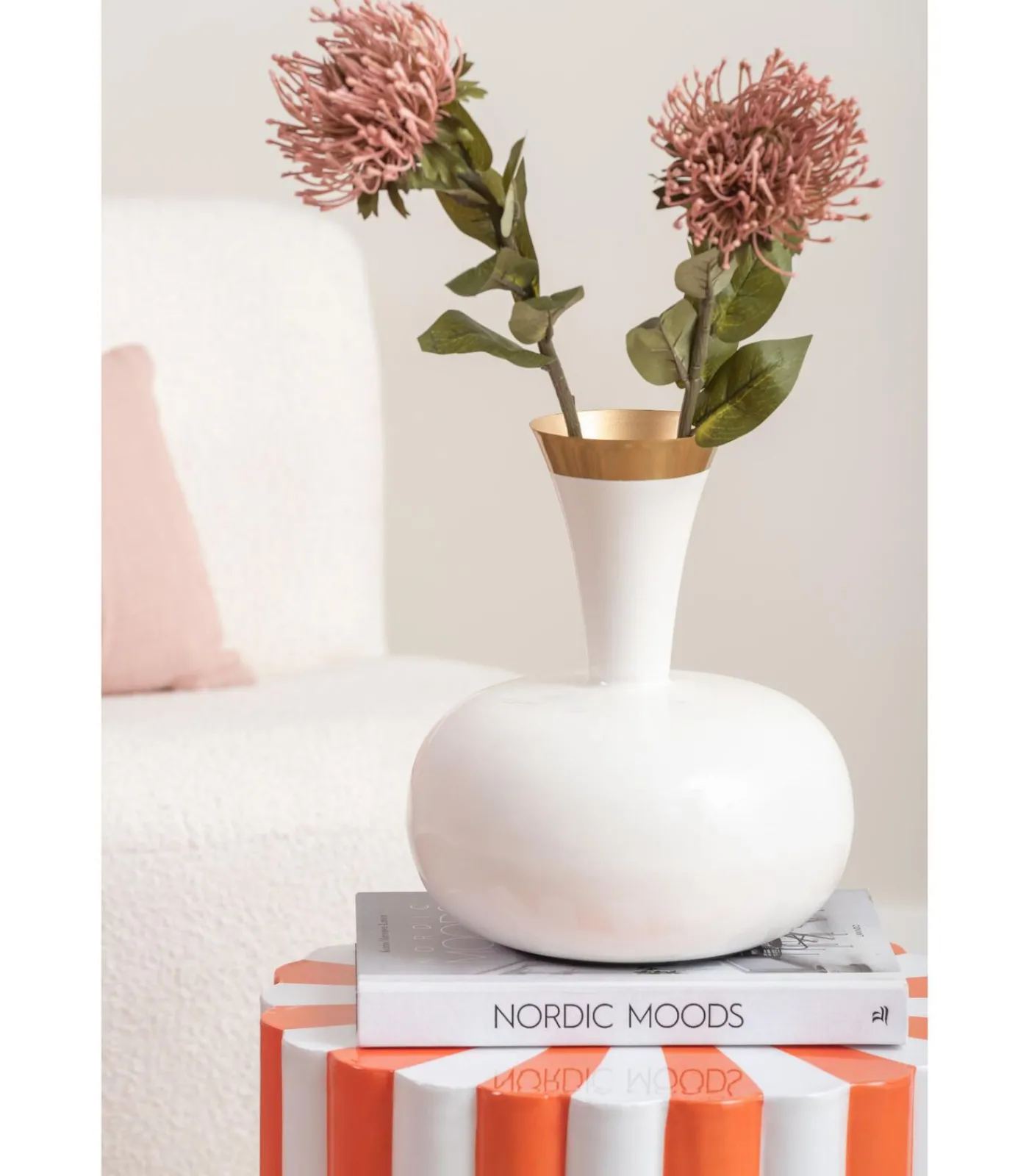 Vaas Yara - Wit - 25x25x29cm Vazen