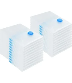 New Vacuüm opbergzakken 20 pcs Transparant en blauw 70 x 50 cm Organiseren