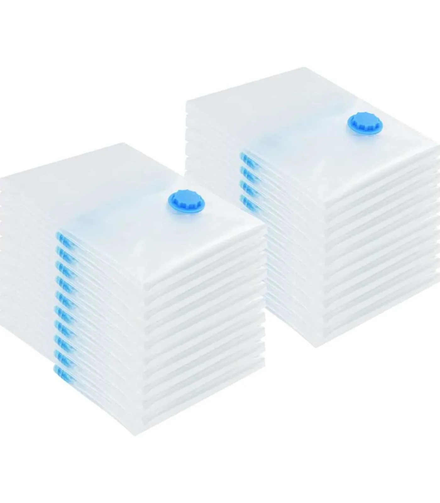 New Vacuüm opbergzakken 20 pcs Transparant en blauw 70 x 50 cm Organiseren