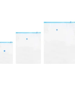 Discount Vacuüm opbergzakken 10 pcs Transparant en blauw 130 x 100 cm Organiseren