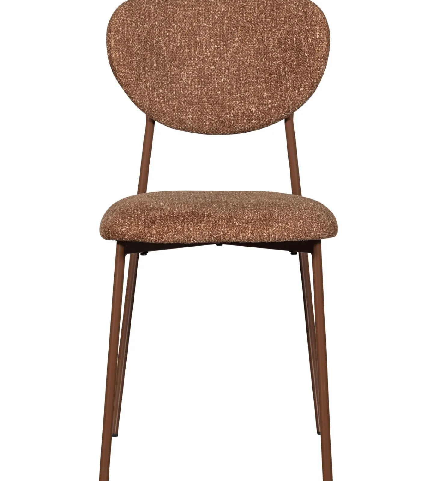 Best Valor Eetkamerstoelen - Polyester - Bruin - Set van 6 Stoelen