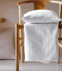 Discount VERONE blanc - Sprei Piqué Bedspreien