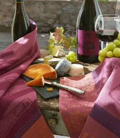 Clearance Verres à vin - Theedoek van katoenen jacquard 50x75cm Keuken- & Tafellinnen