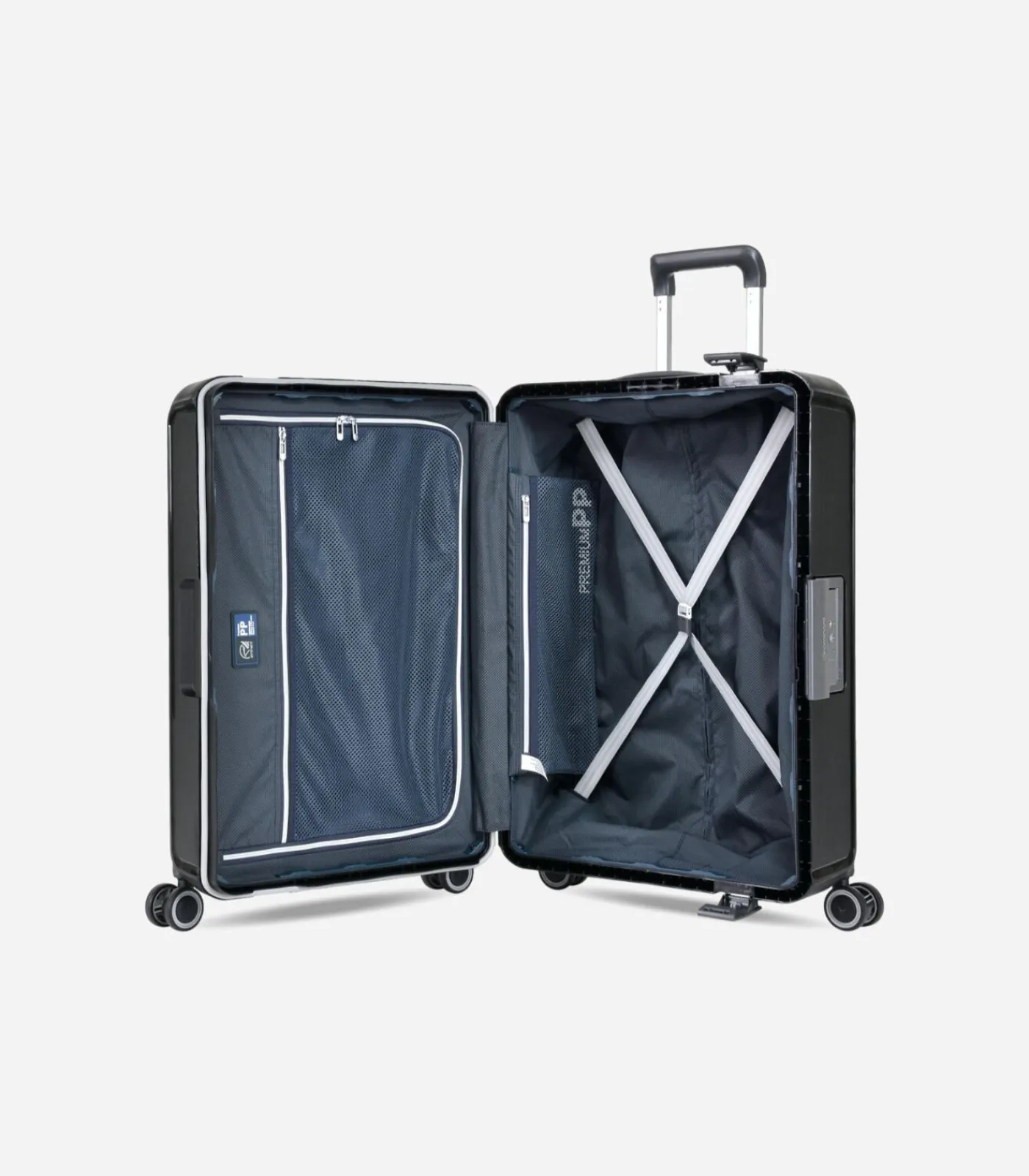 Best Vertica Middelgrote Koffer 4 Wielen Zwart Trolleys