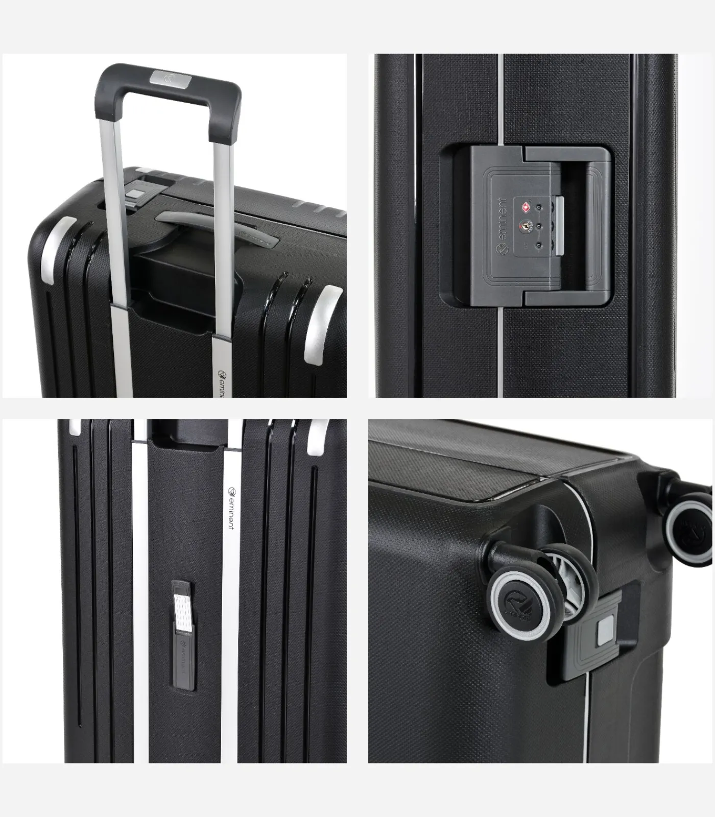 Best Vertica Middelgrote Koffer 4 Wielen Zwart Trolleys