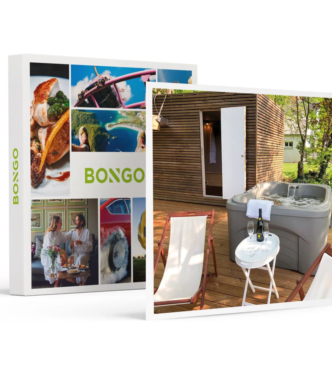 Outlet Verwenmomentje voor 2: sauna en bubbelbad in een bos nabij Brussel - Wellness Geschenken