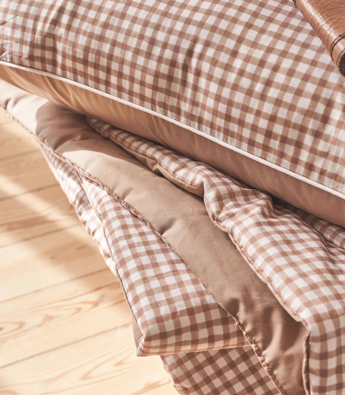 Clearance Vichy - Sprei met print van katoen perkal 130x200 Bedspreien