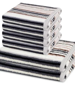 Online Vita - 6-delige handdoeken set Badset