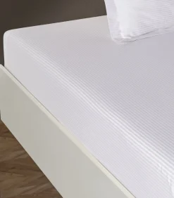 New vlak 1 persoons laken 180x290 cm katoensatijn Lakens