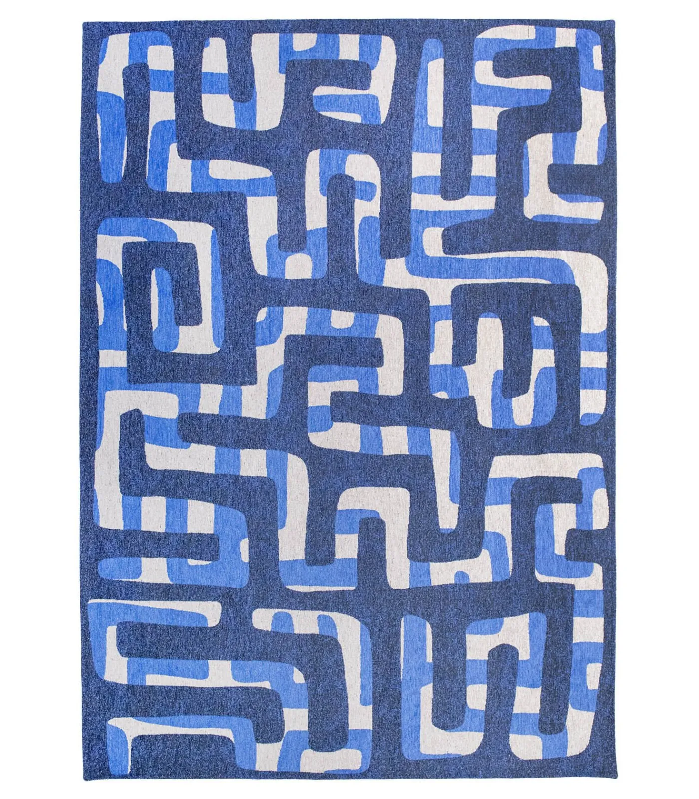 Vlak geweven woonkamer- en slaapkamerkleed LINES Tapijten