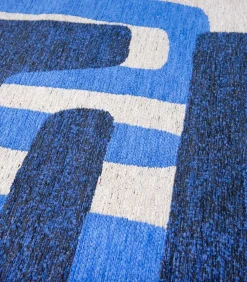 Vlak geweven woonkamer- en slaapkamerkleed LINES Tapijten