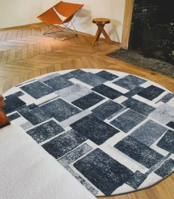 Discount Vlak geweven woonkamer- en slaapkamerkleed SQUARY Tapijten