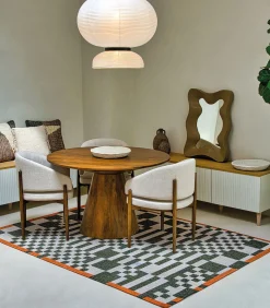 New Vlak geweven woonkamer- en slaapkamerkleed OCEAN Tapijten