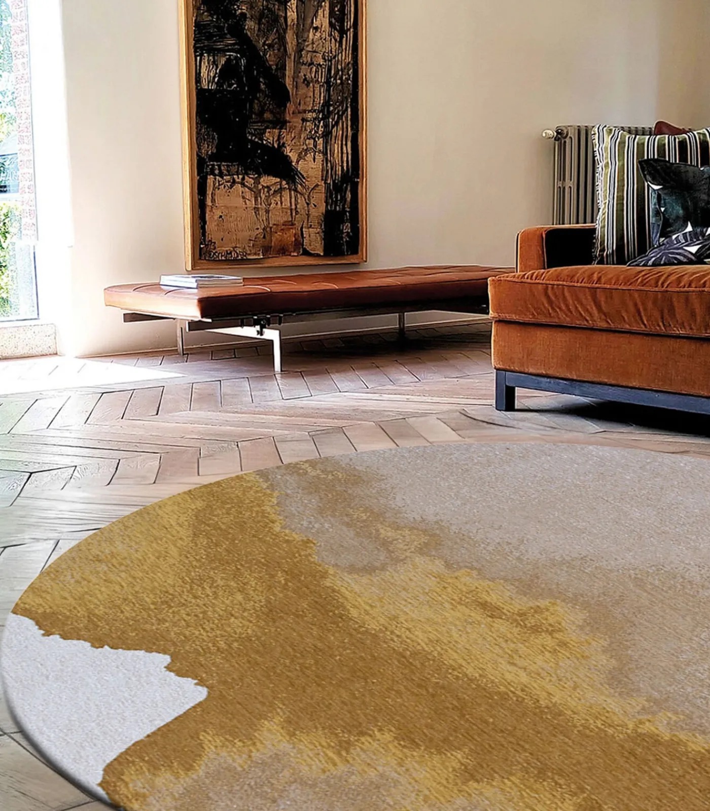 Discount Vlak geweven woonkamer- en slaapkamerkleed DUSK MIRAGE Tapijten