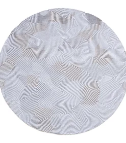 Discount Vlak geweven woonkamer- en slaapkamerkleed WHITE HORIZON Tapijten