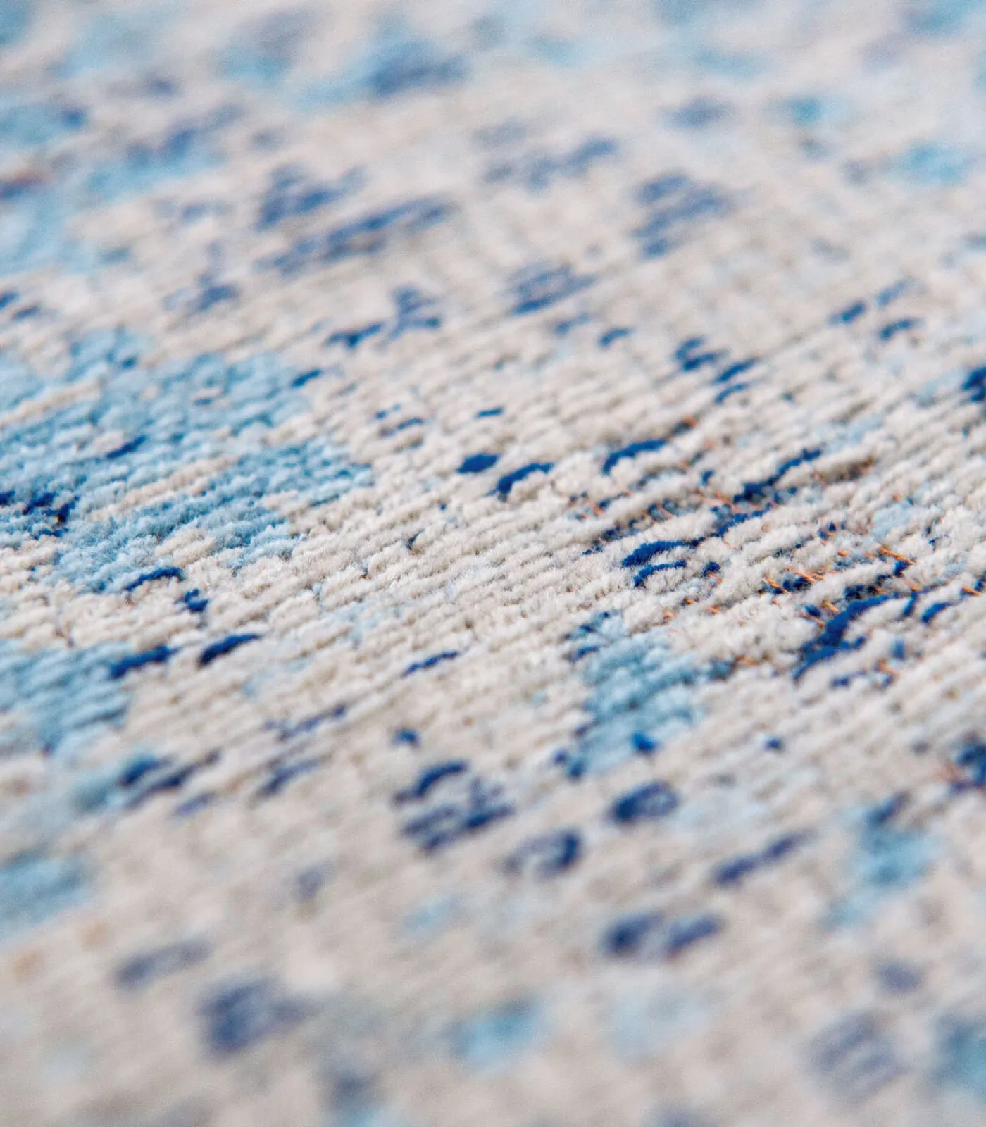 Clearance Vlak geweven woonkamer- en slaapkamerkleed DENIM Tapijten