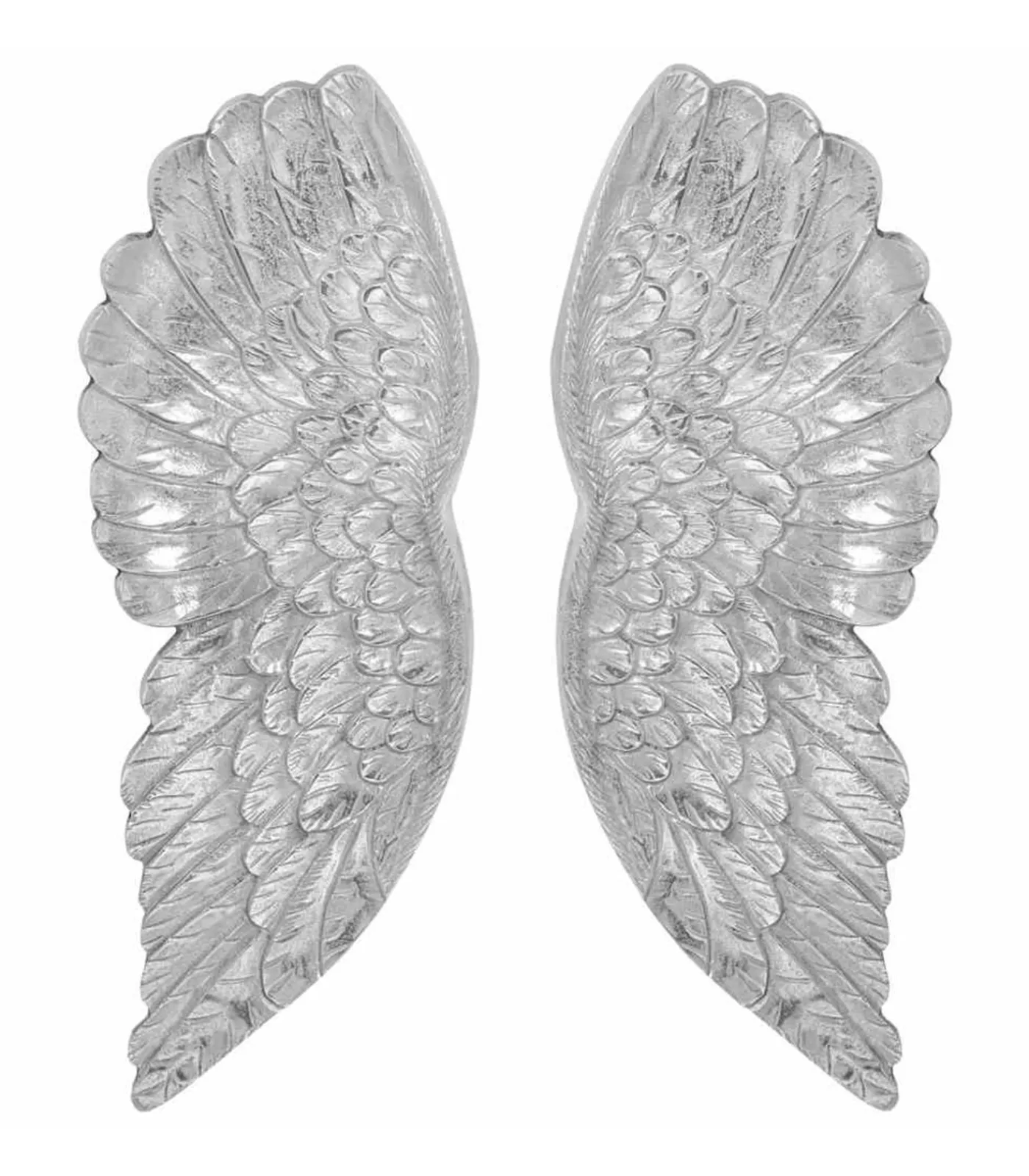 Best Vleugelen beeld Zilver 17 x 5 x 59 cm Aluminium Decoratie