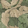 New Vliesbehang Acanthus Green Wanddecoratie