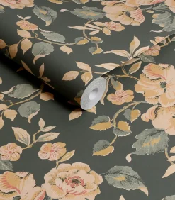 Outlet Vliesbehang Alyworth Trail Groen Wanddecoratie