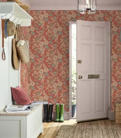 Vliesbehang Alyworth Trail Bruin Wanddecoratie