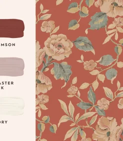 Vliesbehang Alyworth Trail Bruin Wanddecoratie