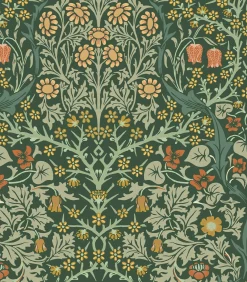 Vliesbehang Blackthorn Deep Green Wanddecoratie