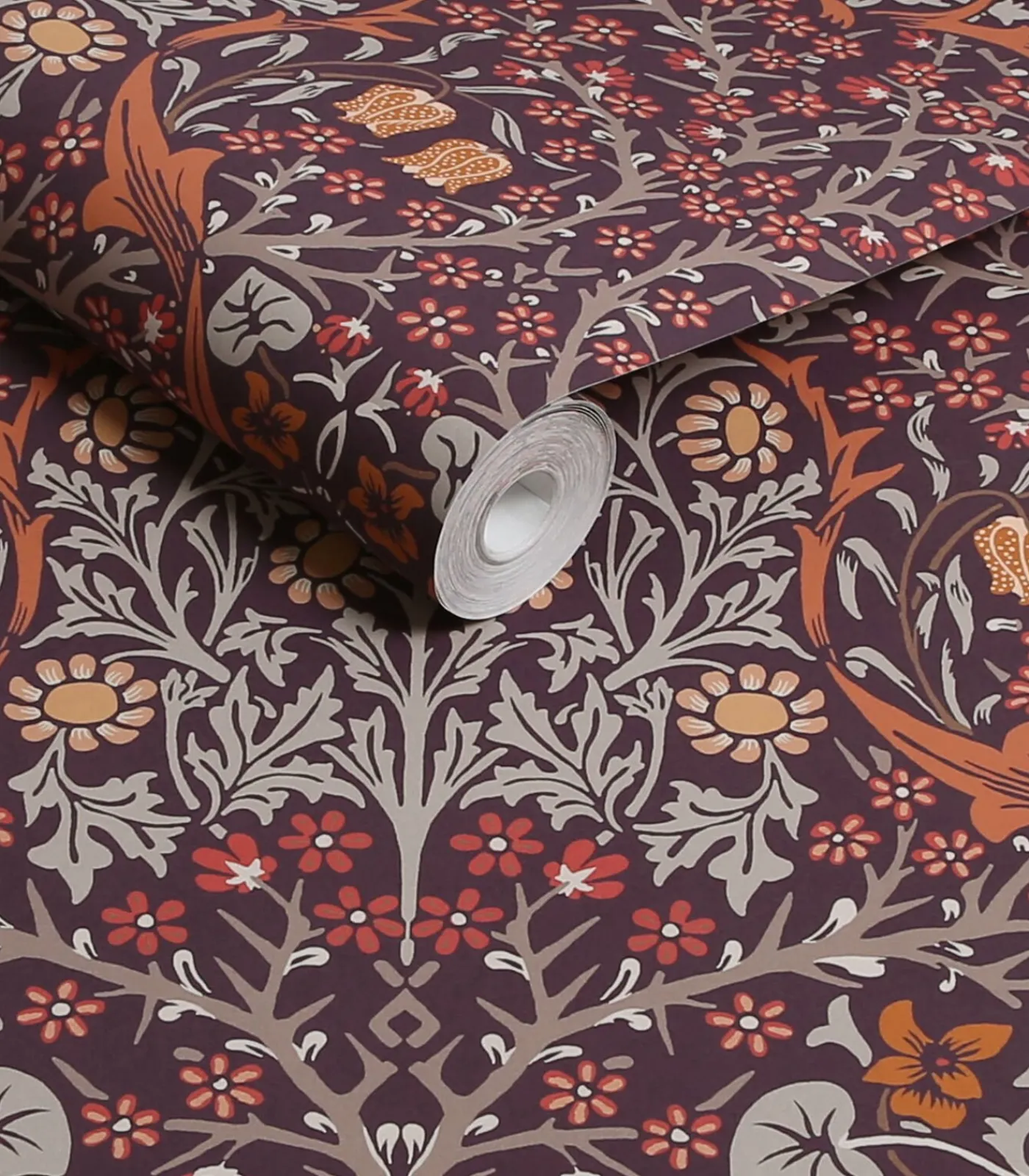 Outlet Vliesbehang Blackthorn Plum Wanddecoratie