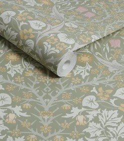 New Vliesbehang Blackthorn Sage Wanddecoratie