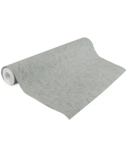 Outlet Vliesbehang Classic curl sea green Wanddecoratie