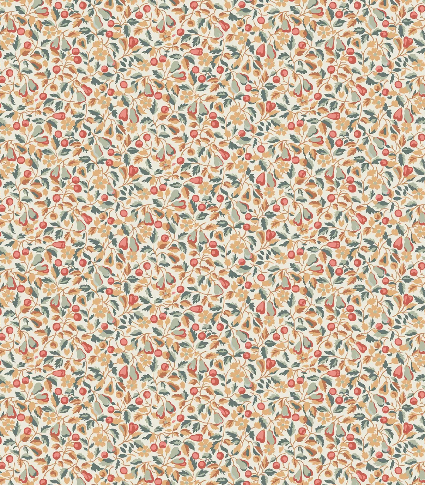 Sale Vliesbehang Devons Grove Oranje Wanddecoratie